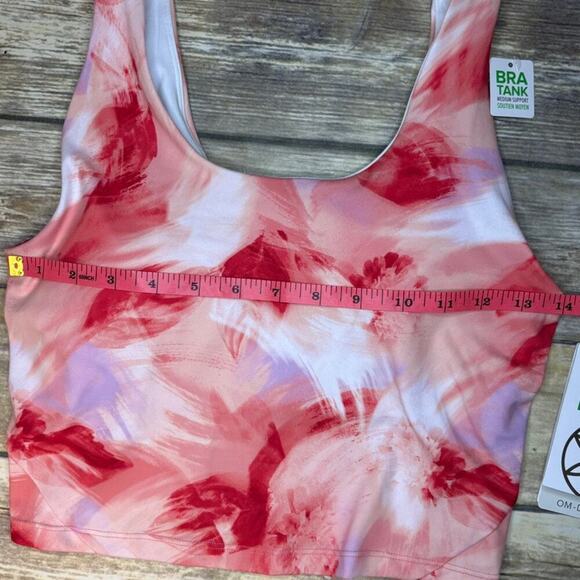 NWT Gaiam Flow Longline Sports Bra Bright Canteloupe Sz S - Picture 2 of 9